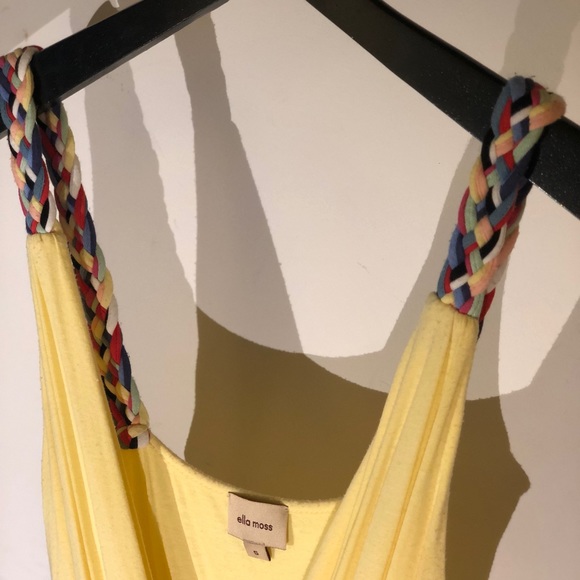 Yellow Ella Moss wrap style top - Picture 2 of 3